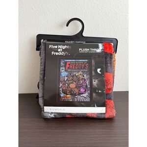 Five Nights At Freddy's Comic Book Cover Throw Blanket